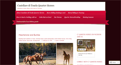 Desktop Screenshot of ctquarterhorses.wordpress.com