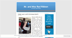 Desktop Screenshot of mrandmissredribbon.wordpress.com