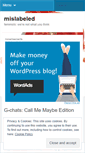Mobile Screenshot of mislabeled.wordpress.com
