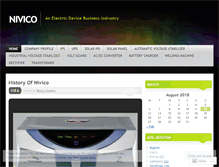 Tablet Screenshot of nivico.wordpress.com