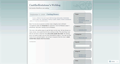 Desktop Screenshot of castthefirststone.wordpress.com