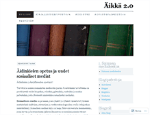 Tablet Screenshot of aikka20.wordpress.com