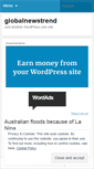 Mobile Screenshot of globalnewstrend.wordpress.com