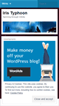 Mobile Screenshot of iristyphoon.wordpress.com