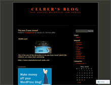Tablet Screenshot of celber.wordpress.com