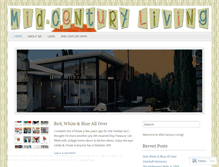 Tablet Screenshot of midcenturyliving.wordpress.com