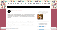 Desktop Screenshot of doodlenoodlestuff.wordpress.com