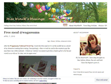 Tablet Screenshot of misswiniw.wordpress.com