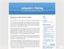 Tablet Screenshot of jafapete.wordpress.com