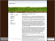 Tablet Screenshot of pitbulltesting.wordpress.com