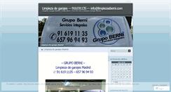 Desktop Screenshot of limpiezadegarajes.wordpress.com