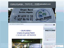 Tablet Screenshot of limpiezadegarajes.wordpress.com