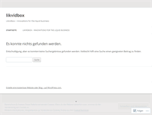 Tablet Screenshot of likvidbox.wordpress.com
