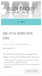 Mobile Screenshot of fuzzycricket.wordpress.com