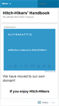 Mobile Screenshot of hitchhikershandbook.wordpress.com