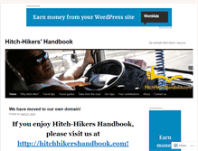 Tablet Screenshot of hitchhikershandbook.wordpress.com