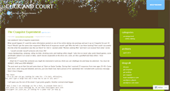 Desktop Screenshot of clickandcourt.wordpress.com