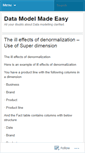 Mobile Screenshot of datamodel3nf.wordpress.com