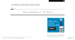 Desktop Screenshot of intellectualpropertyinsider.wordpress.com