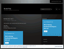 Tablet Screenshot of biandpoly.wordpress.com