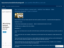 Tablet Screenshot of basicinstructionsbeforeleavingearth.wordpress.com