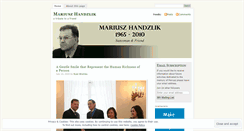 Desktop Screenshot of mariuszhandzlik.wordpress.com