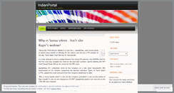 Desktop Screenshot of indianportal94.wordpress.com