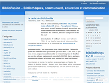Tablet Screenshot of bibliofusion.wordpress.com