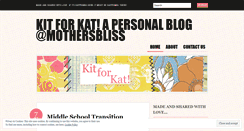 Desktop Screenshot of kitforkatmb.wordpress.com