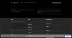 Desktop Screenshot of misterstormy.wordpress.com