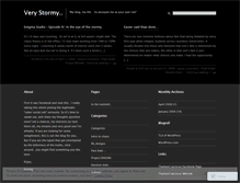 Tablet Screenshot of misterstormy.wordpress.com