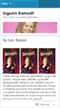 Mobile Screenshot of ingunnaamodt.wordpress.com