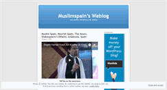 Desktop Screenshot of muslimspain.wordpress.com