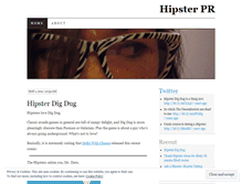 Tablet Screenshot of hipsterpr.wordpress.com