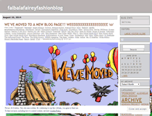 Tablet Screenshot of falbalafaireyfashionblog.wordpress.com
