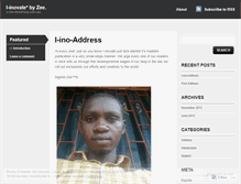 Tablet Screenshot of iinovate.wordpress.com