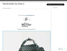 Tablet Screenshot of gwenjbags2008.wordpress.com