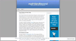 Desktop Screenshot of madridandbeyond.wordpress.com