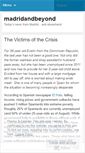 Mobile Screenshot of madridandbeyond.wordpress.com