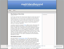 Tablet Screenshot of madridandbeyond.wordpress.com