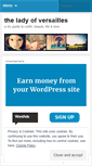 Mobile Screenshot of ladyversailles.wordpress.com