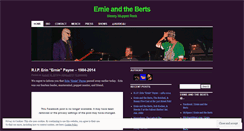 Desktop Screenshot of ernieandtheberts.wordpress.com