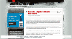 Desktop Screenshot of newnormalrealestate.wordpress.com