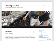 Tablet Screenshot of cleaningbeaches.wordpress.com