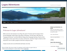 Tablet Screenshot of logosadventures.wordpress.com