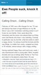 Mobile Screenshot of ewepeople.wordpress.com