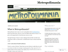 Tablet Screenshot of metropolimania.wordpress.com