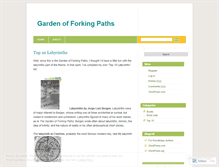 Tablet Screenshot of gardenofforkingpaths.wordpress.com