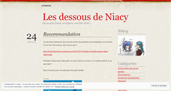 Desktop Screenshot of niacy.wordpress.com