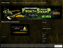 Tablet Screenshot of fromtheswamp.wordpress.com